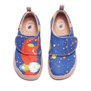 Uin Kid Shoes Casual Slip-on Canvas Loafers (MONSTER PLANET KID)